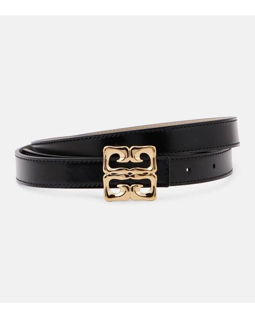 【新品】Givenchy 4g Liquid Reversible Belt Givenchy 4G Liquid Reversible Leather Belt in Black | Lyst UK