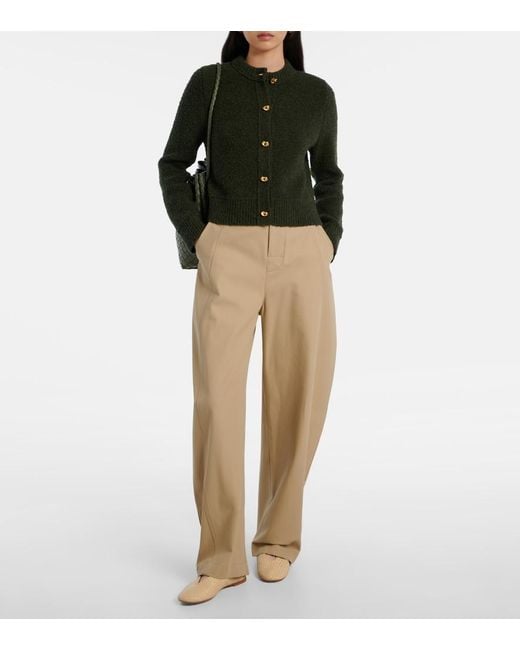 Bottega Veneta Natural Rosa Intrecciato Leather Ballet Flats