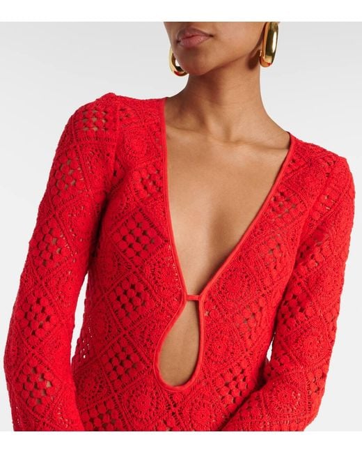 Abito Corto Rayure di Sir in Red