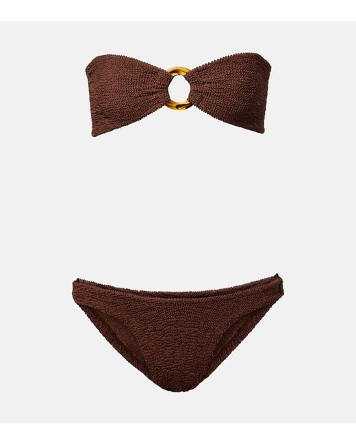 Hunza G Brown Gloria Bikini