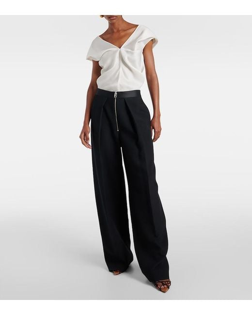 Khaite Natural Ami Silk Top