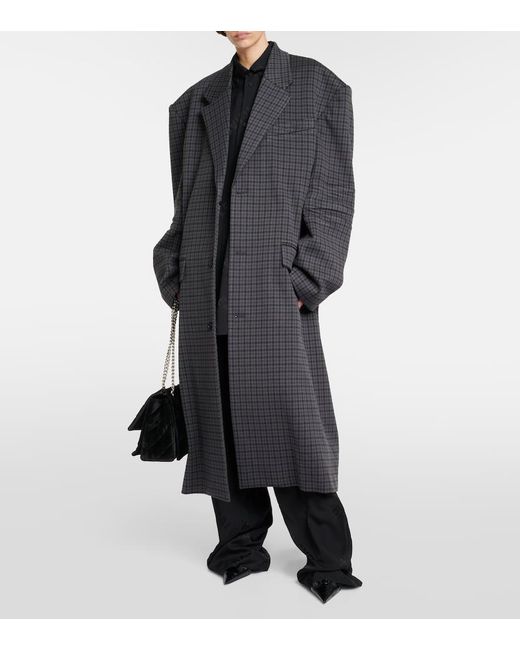 Cappotto monopetto oversize di Balenciaga in Black