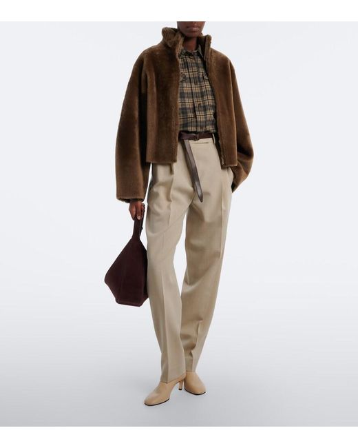 Arma Brown Indy Reversible Shearling Jacket