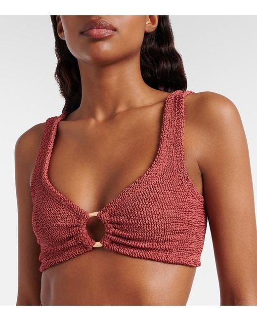 Hunza G Red Nadine Bikini