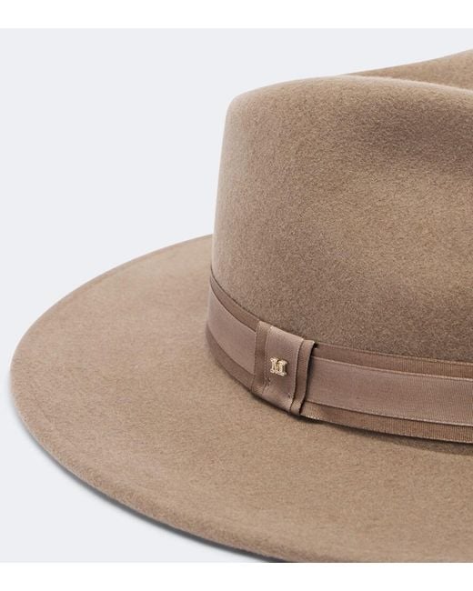 Max Mara Natural Wool And Cashmere Fedora