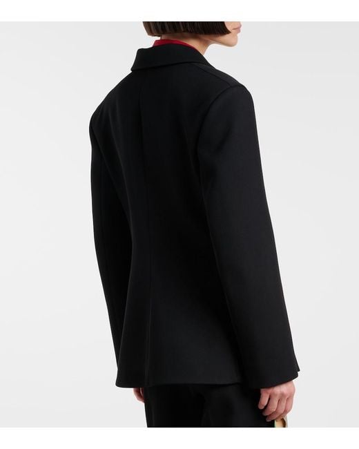 Loewe Black Wool-Blend Jacket