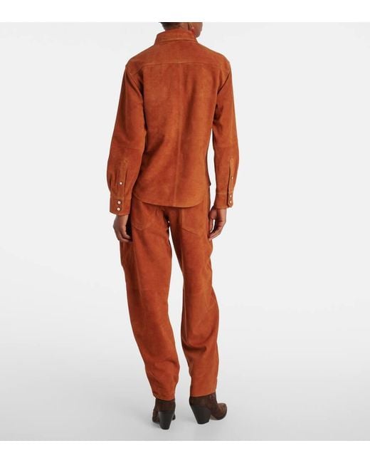 Camisa Delcia De Ante Isabel Marant de color Brown