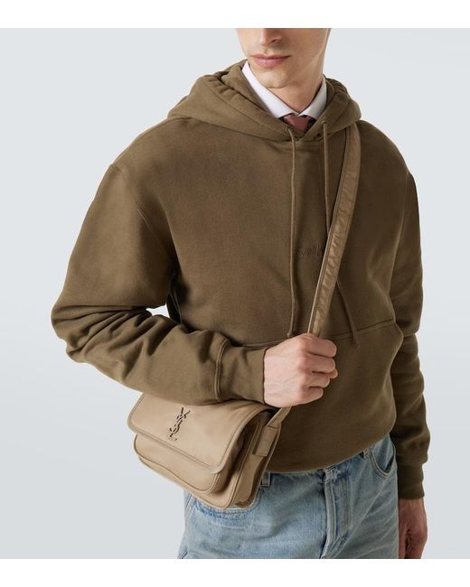 Saint Laurent Messenger Bag Niki Cassandre Small in White für Herren