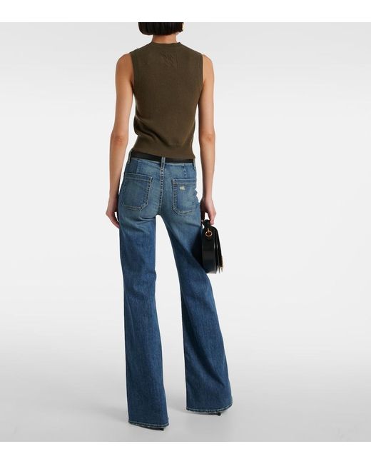 Nili Lotan Green May Cashmere Sweater Vest