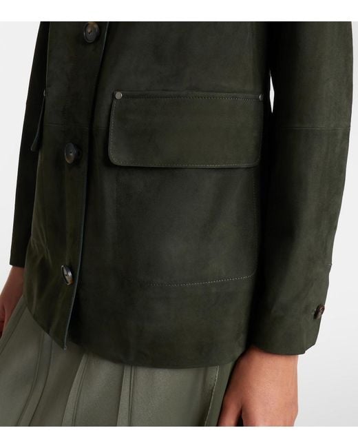 Vince Green Suede Jacket