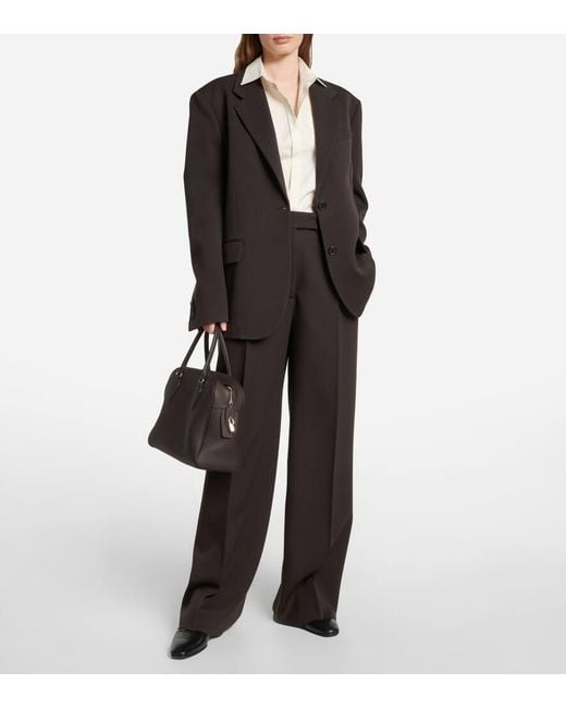 【完売必至】The Row India 12.00 レザーバッグ India 12.00 Bag Black in Leather – The Row
