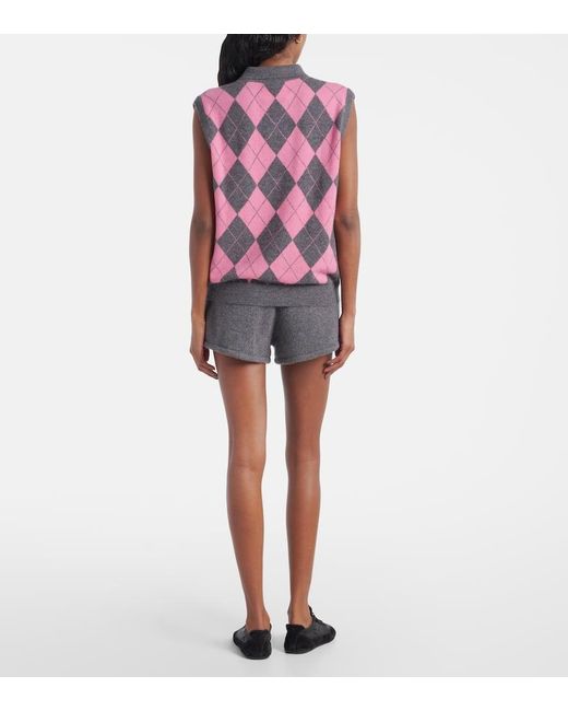 Lisa Yang Pink Pullunder Riana Aus Kaschmir