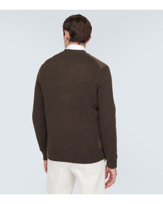 Cardigan de lana y alpaca Polo Ralph Lauren de hombre de color Brown