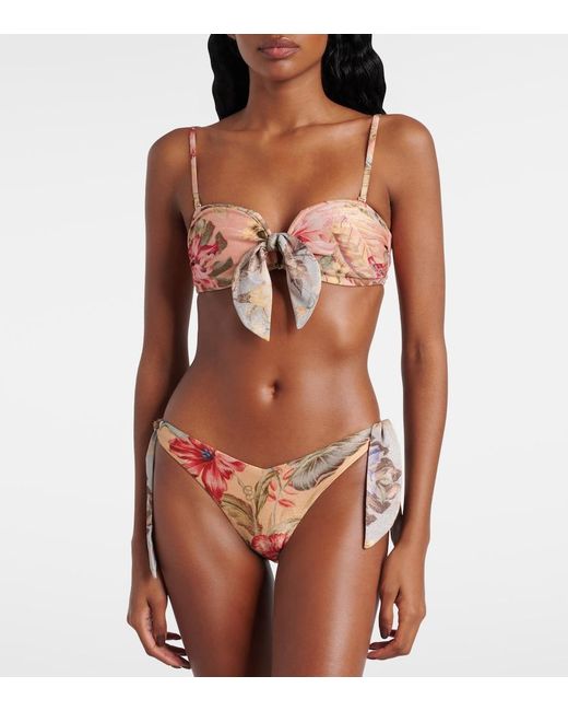 Top Bikini Coco di Zimmermann in Pink