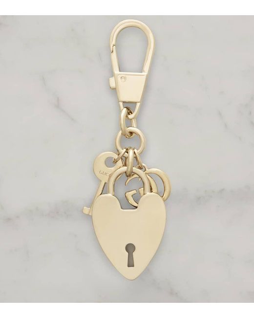 Portachiavi Double G di Gucci in Metallic