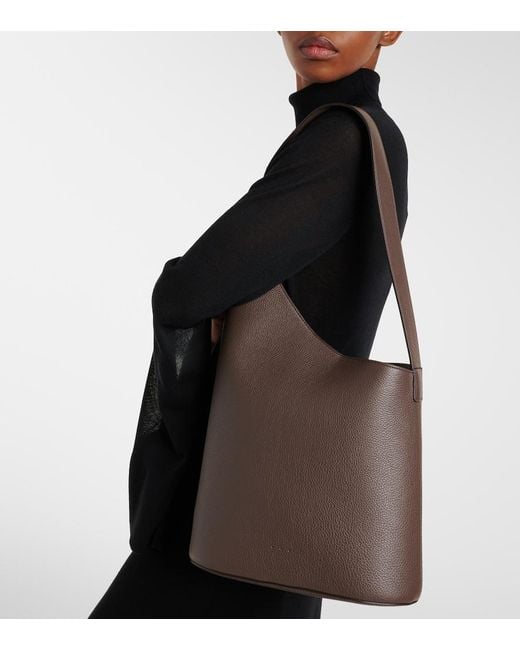 Aesther Ekme Brown Demi Lune Leather Tote Bag