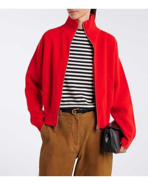 Extreme Cashmere Red N°385 Xtra Cute Cashmere Jacket