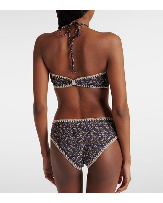 Isabel Marant Black Starneage Halterneck Bikini Top