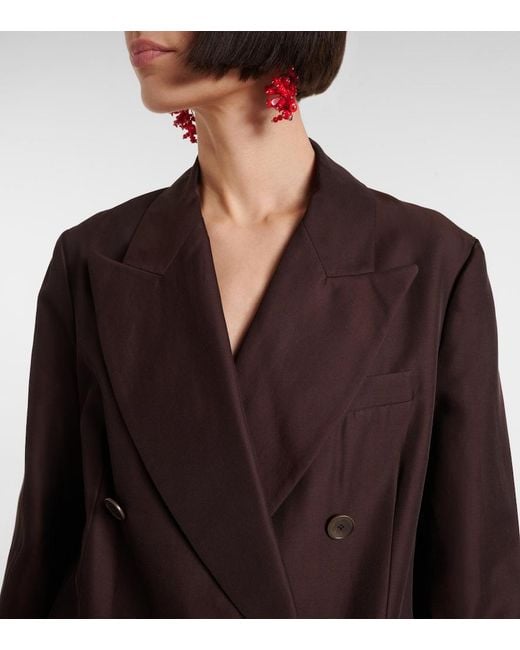 Joseph Brown Valery Silk And Cotton Blazer
