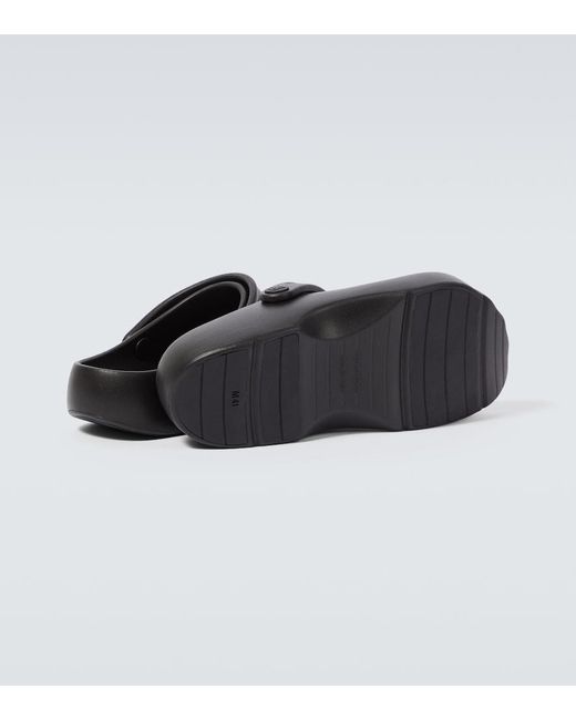 Balenciaga Black Sunday Molded Mules for men