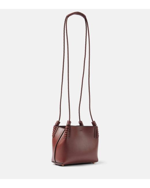 Etro Red Schultertasche Libra Mini Aus Leder