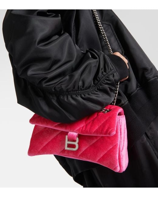 Borsa A Spalla Hourglass Xs di Balenciaga in Pink