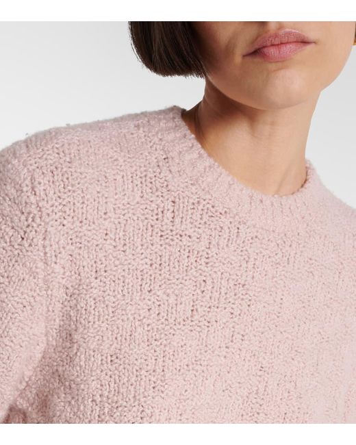 Jersey Folecchio De Cachemir Y Seda Loro Piana de color Pink