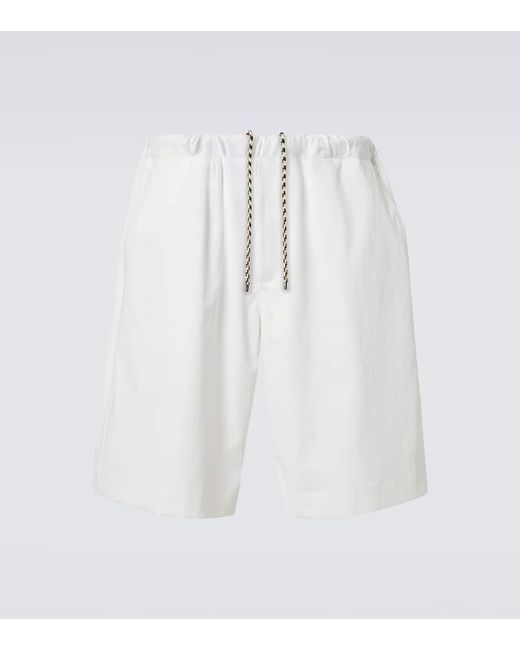 Plan C White Technical Shorts for men