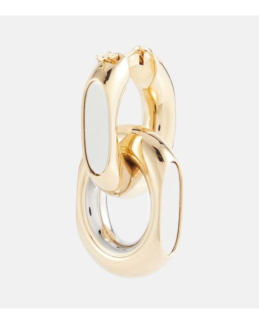 Saint Laurent Metallic Creolen Cassandre