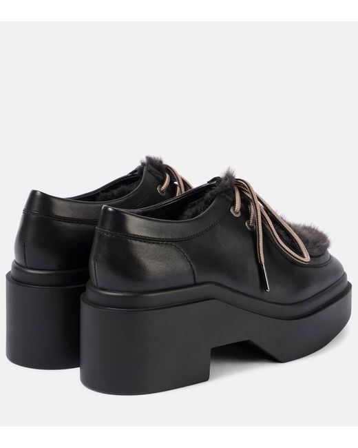 Zapatos Con Plataforma Norton De Piel Robert Clergerie de color Black