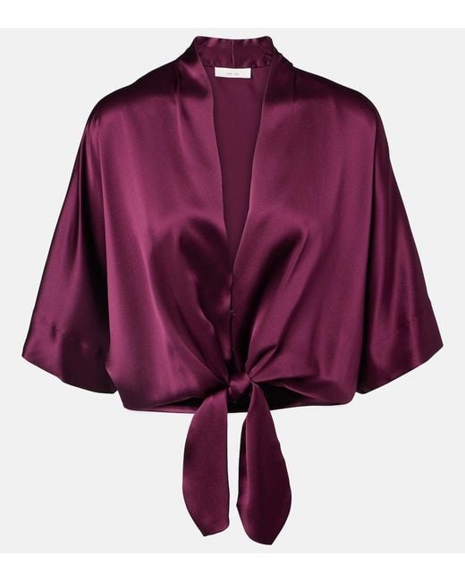 Top Cropped di The Sei in Purple