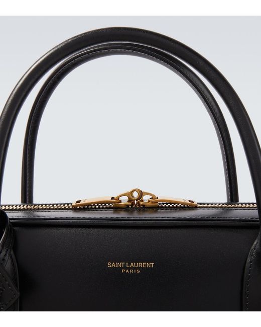 Saint Laurent Black Leather Briefcase for men