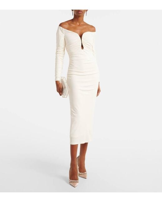 Abito Midi di Carolina Herrera in White
