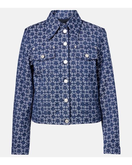 Givenchy Blue Jeansjacke Monogram 72