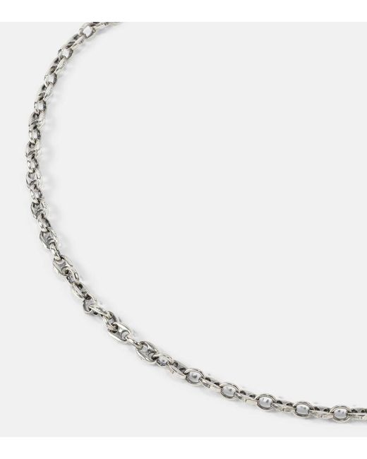 Collar Classic Delicate de plata de ley Sophie Buhai de color Metallic