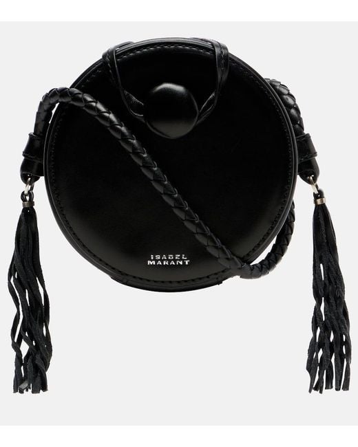 Isabel Marant Black Schultertasche Houna Small Aus Leder