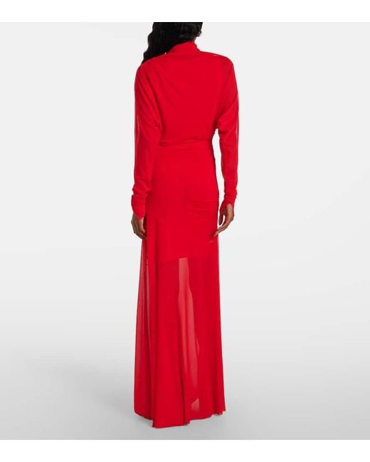 Abito Lungo Paula di Proenza Schouler in Red