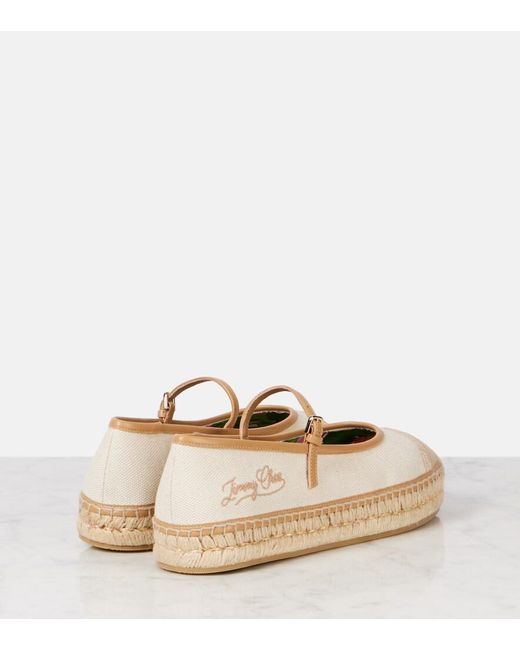 Jimmy Choo Pink Aciel Espadrille Slides