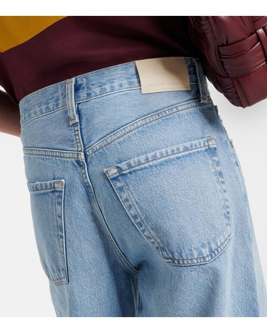 Citizens of Humanity Blue Beverly High-Rise Wide-Leg Jeans