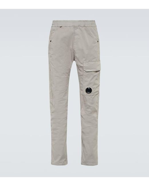 Pantalones cargo de sarga C P Company de hombre de color Gray