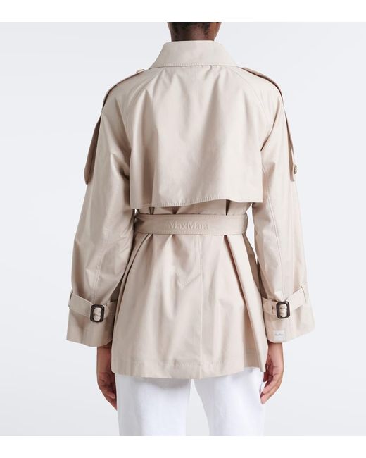 Max Mara Natural The Cube Cotton-Blend Twill Jacket