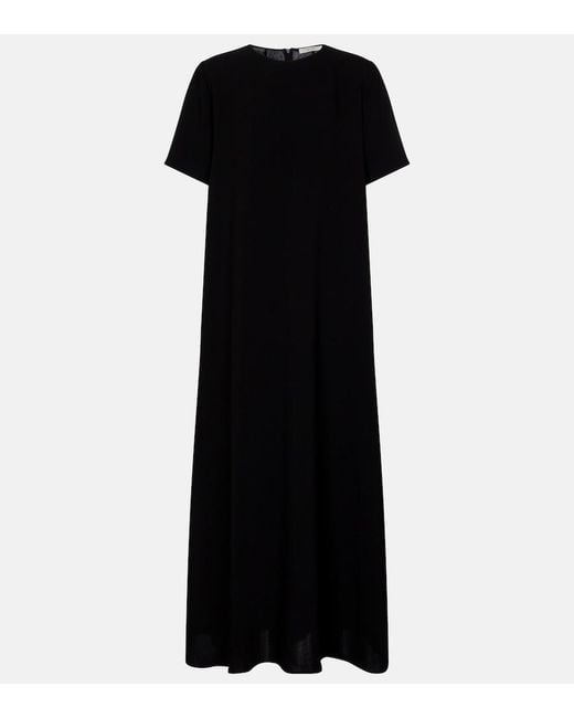 The Row Black Robi Maxi Dress