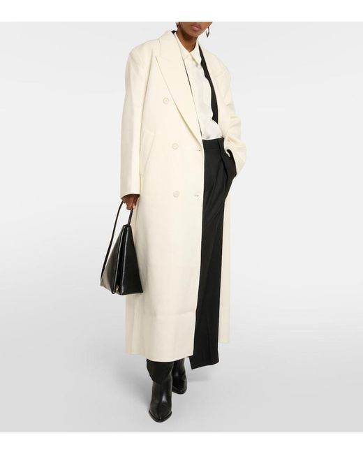 Frankie Shop Natural Oversize-Mantel Gaia Aus Einem Wollgemisch