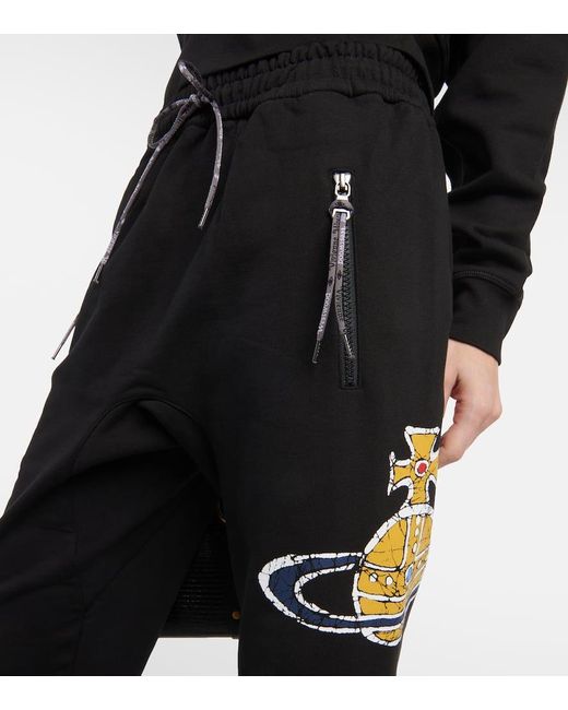 Pantaloni sportivi Orb in jersey di Vivienne Westwood in Black
