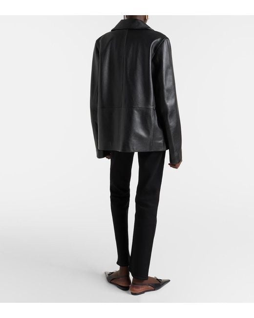 Agolde Black 90's Pinch Waist High-Rise Straight Jeans