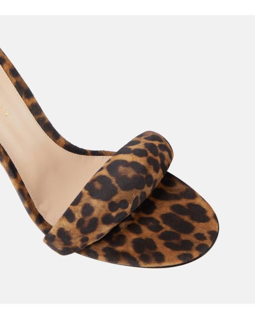 Gianvito rossi leopard mules sale