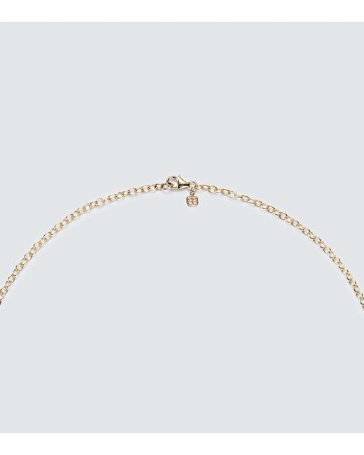 Sydney Evan White 14Kt Charm Necklace With Diamonds for men