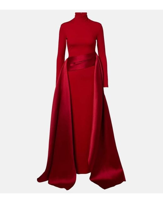 Robe Longue Olivia Solace London en coloris Red
