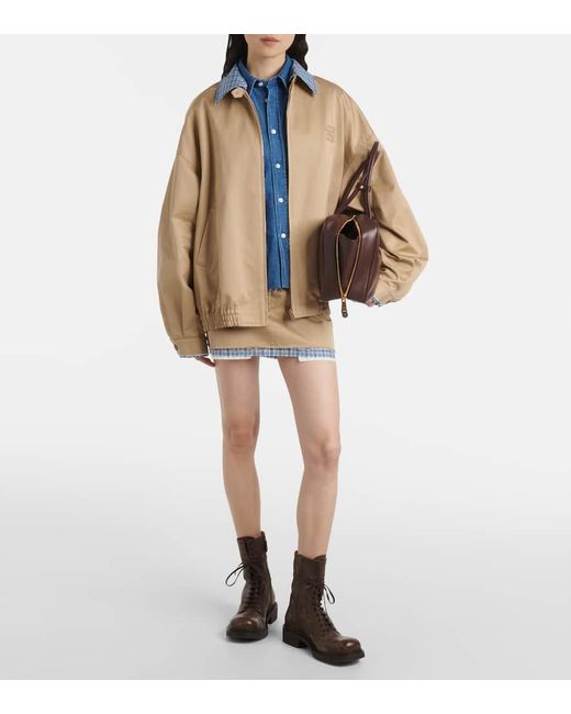 Miu Miu Blue Denim Shirt