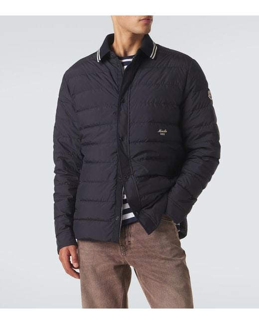 Moncler Blue Dorvath Down Jacket for men